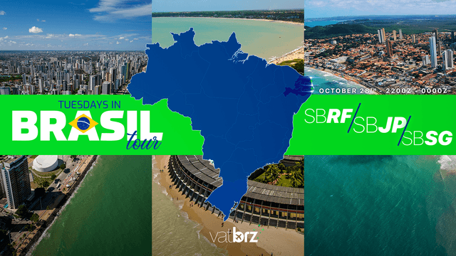 Tuesdays in Brasil Tour - Leg 12: SBRF -> SBJP -> SBSG