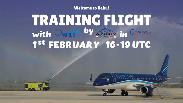 Training flights around Baku
